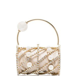 Rosantica Brigitta crystal-embellished box bag
